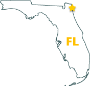 A location point of all of Florida